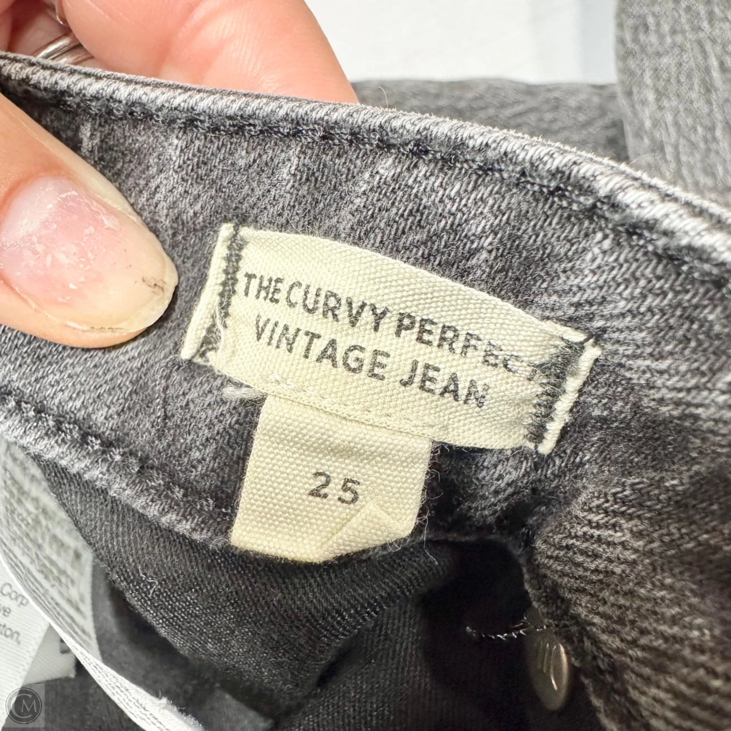 Jeans Straight By Madewell In Grey Denim, Size: 2