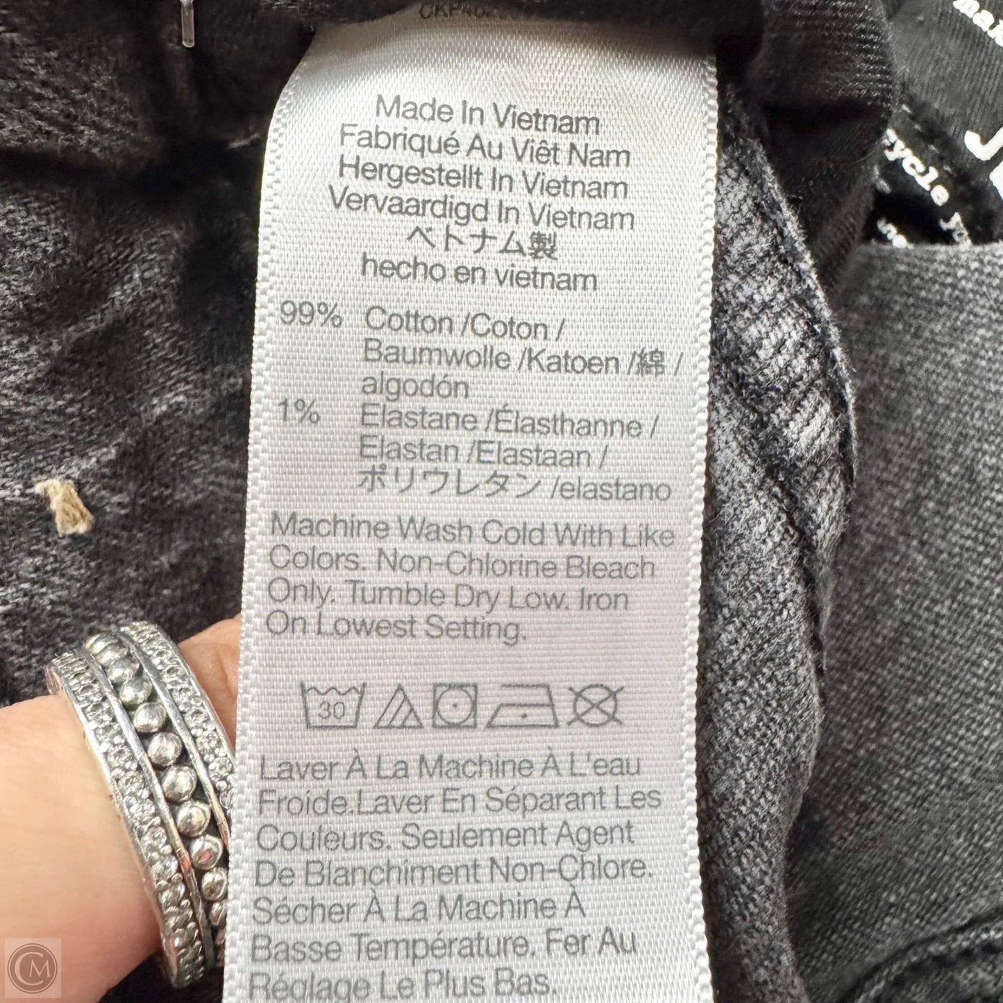 Jeans Straight By Madewell In Grey Denim, Size: 2