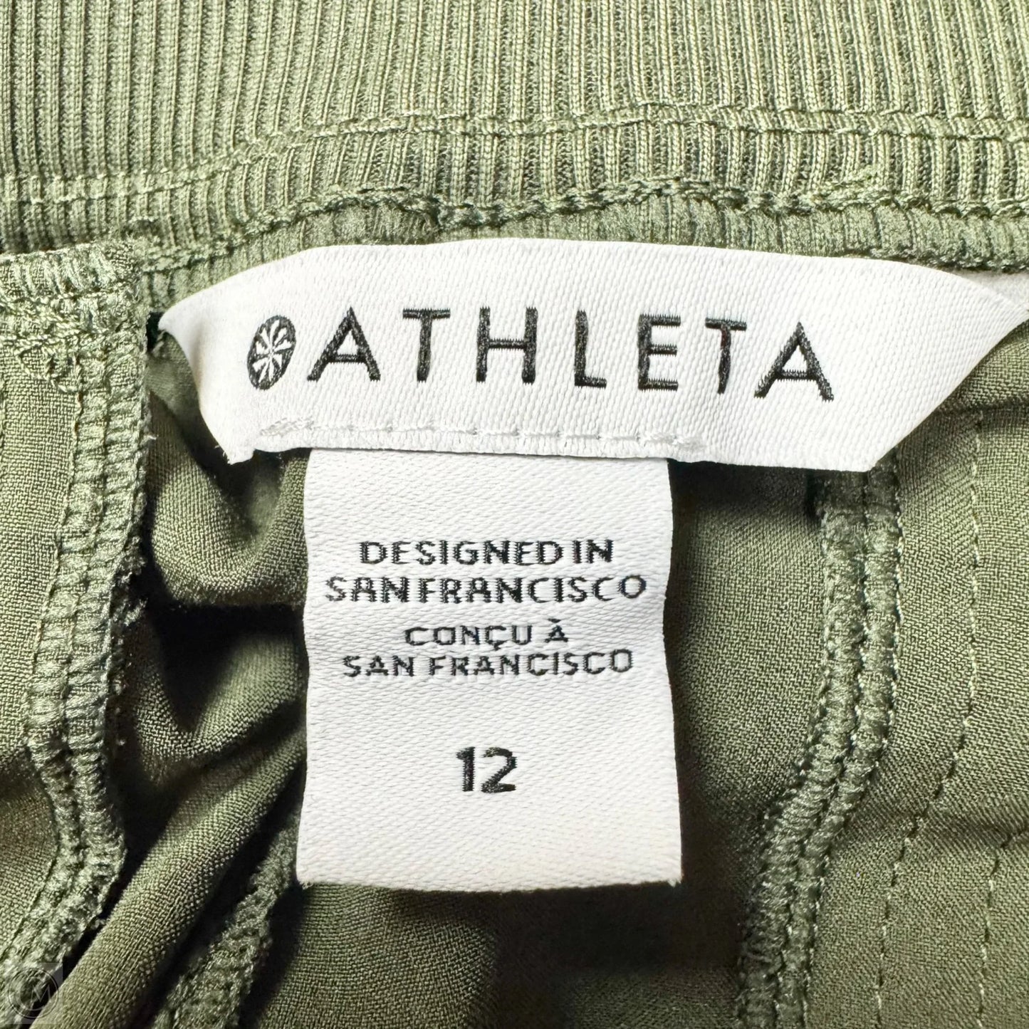 Athletic Pants By Athleta In Green, Size: L