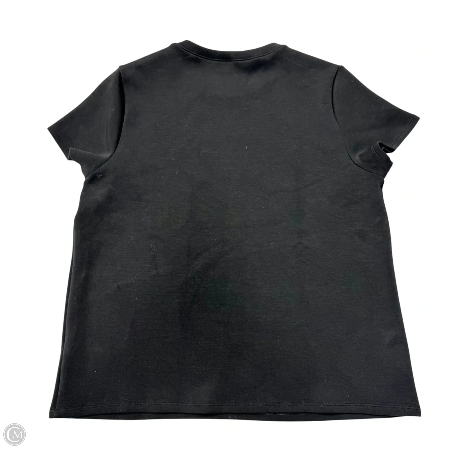 Top Short Sleeve By Spanx In Black, Size: L