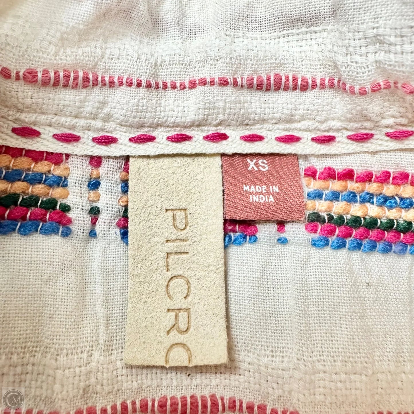 Top 3/4 Sleeve By Pilcro In Multi-colored, Size: Xs