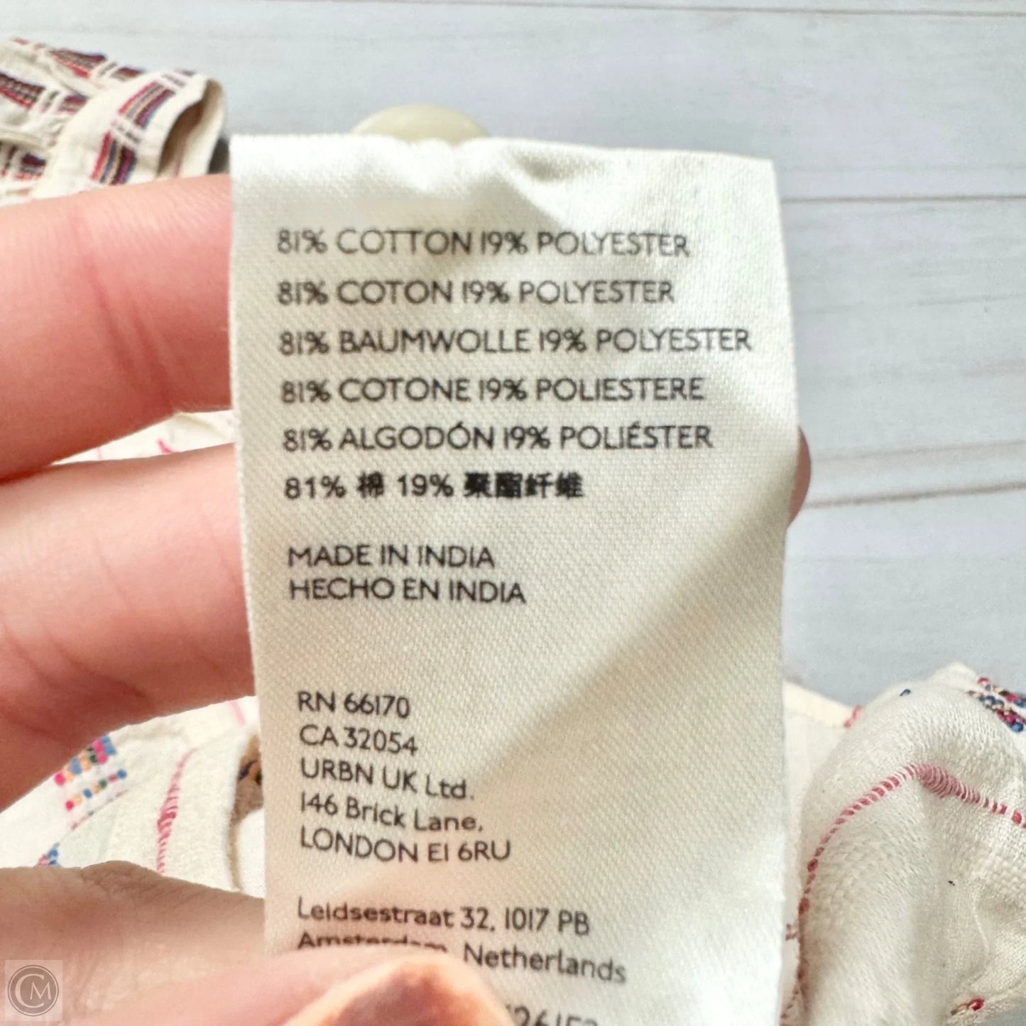 Top 3/4 Sleeve By Pilcro In Multi-colored, Size: Xs