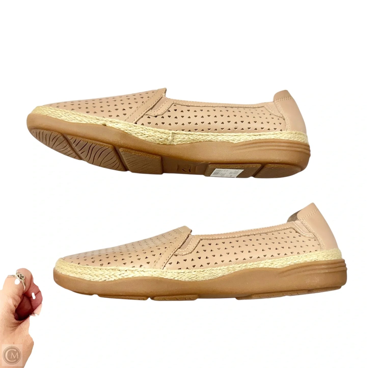 Shoes Flats By Clarks In Mauve, Size: 8