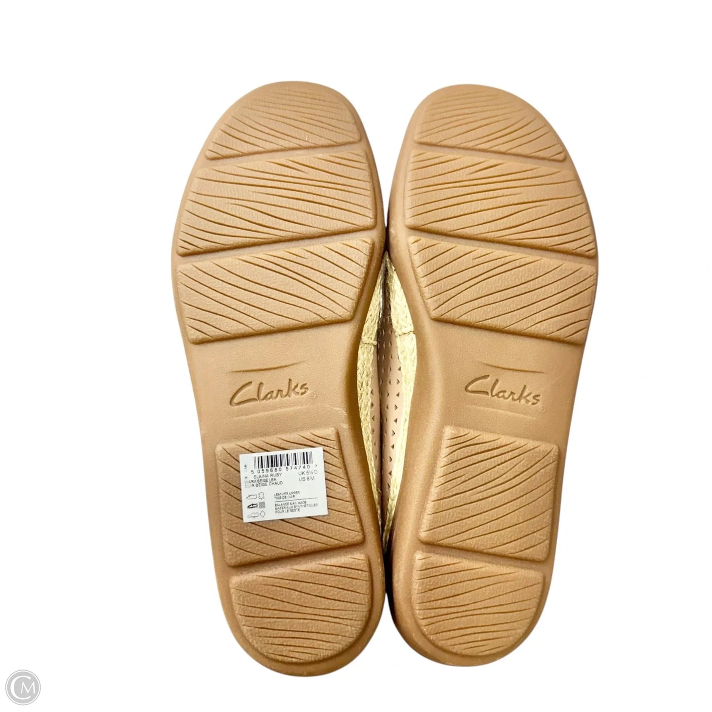 Shoes Flats By Clarks In Mauve, Size: 8