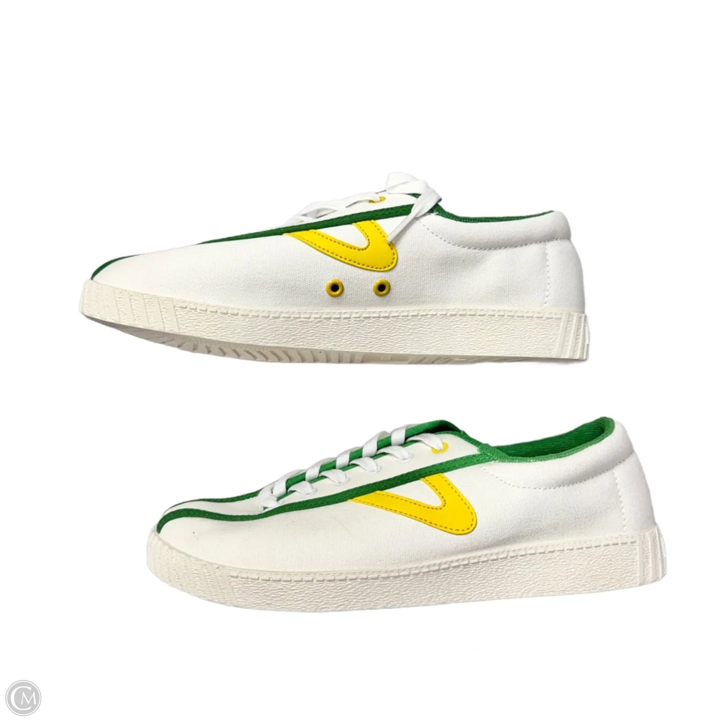 Shoes Sneakers By Tretorn In Green & White, Size: 9.5