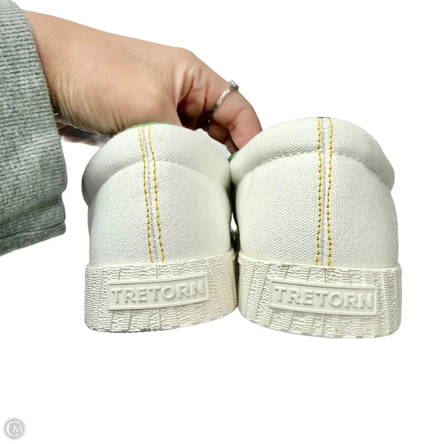 Shoes Sneakers By Tretorn In Green & White, Size: 9.5