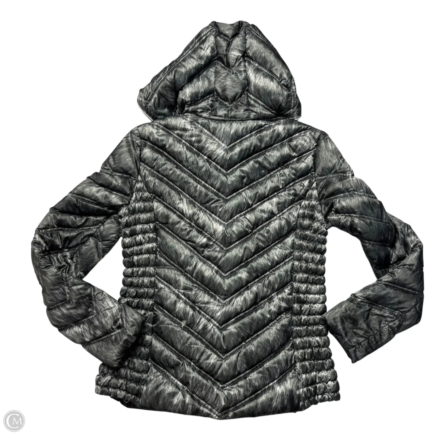 Jacket Puffer & Quilted By Laundry In Grey, Size: S
