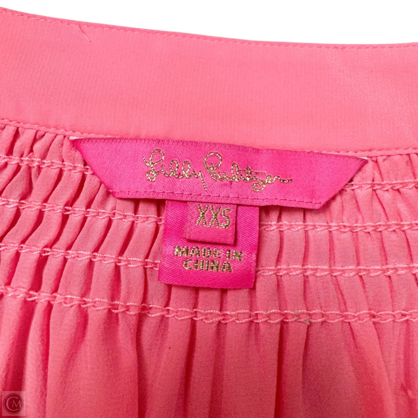Blouse Designer By Lilly Pulitzer In Pink, Size: Xxs