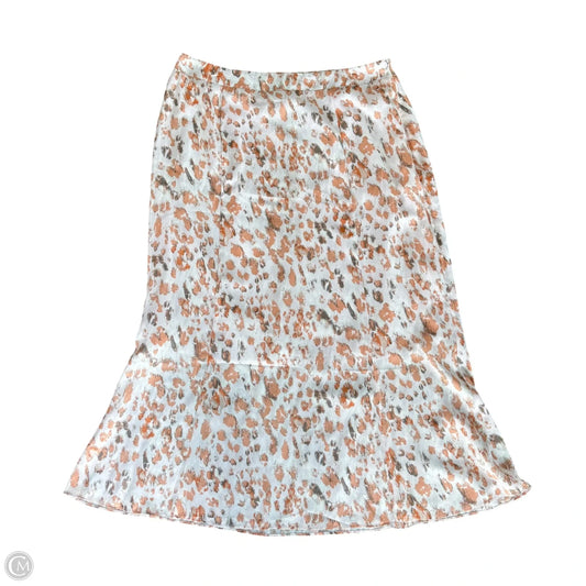 Skirt Maxi By Mystree In Orange & Pink, Size: L