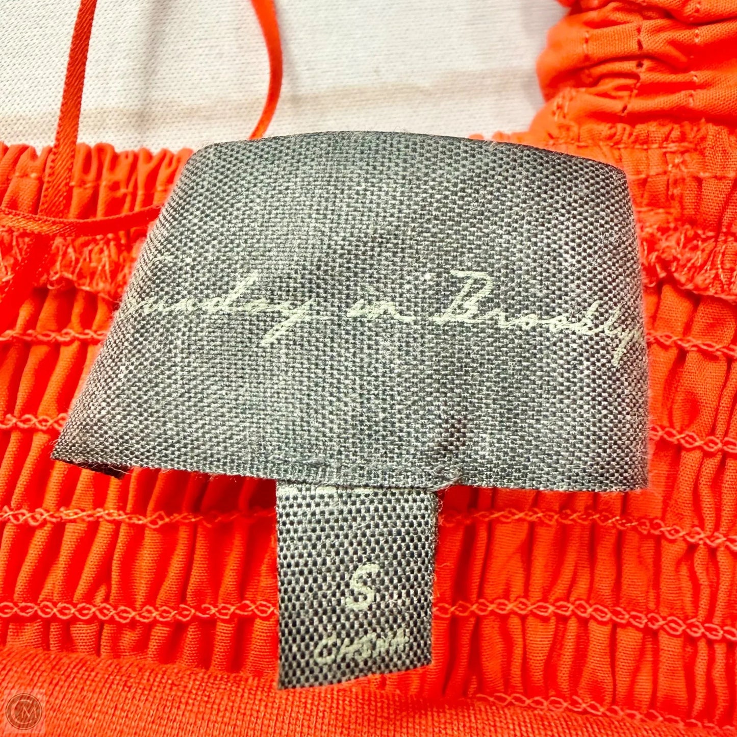 Top Short Sleeve By Sunday In Brooklyn In Orange, Size: S