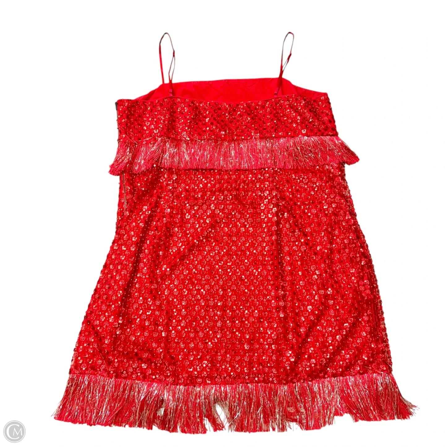 Dress Party Short By Anthropologie In Red, Size: 2x