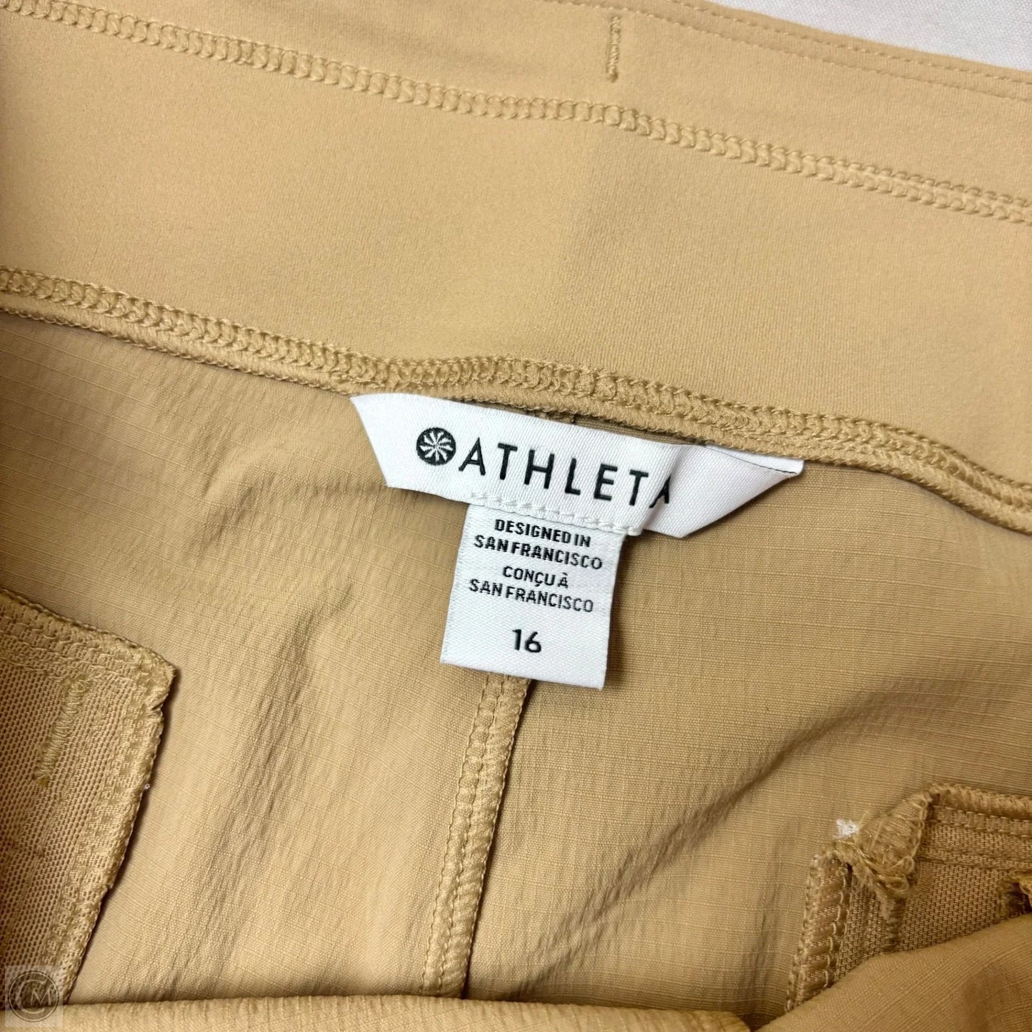 Athletic Pants By Athleta In Tan, Size: 16