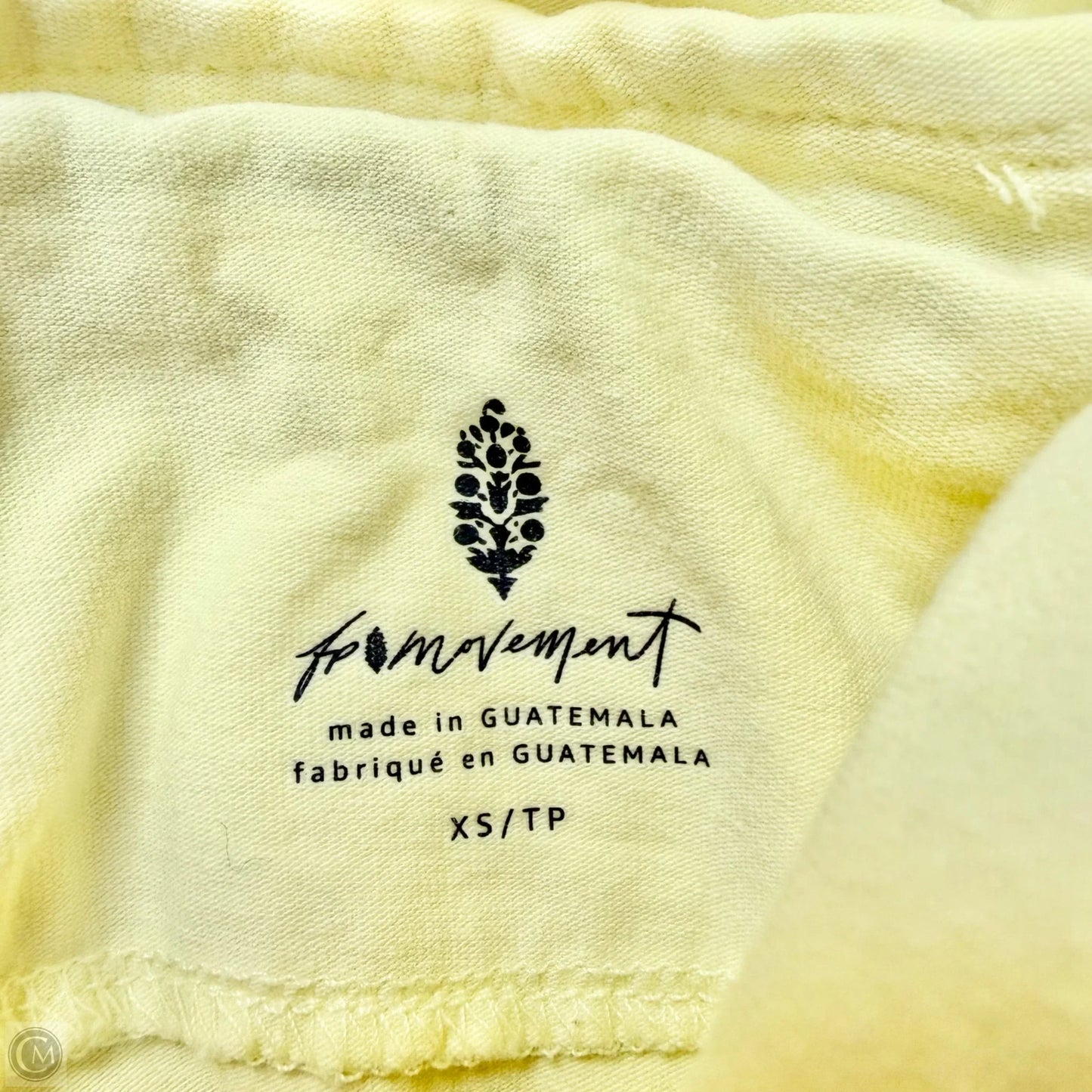 Dress Casual Short By Free People In Yellow, Size: Xs