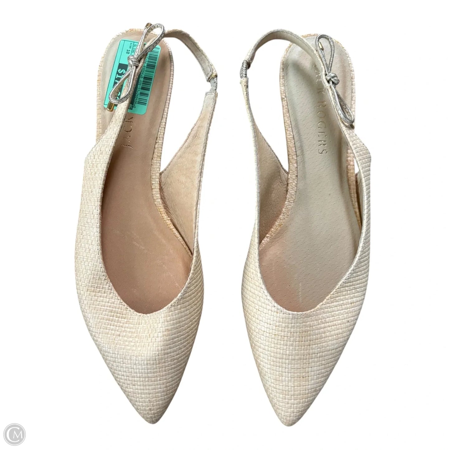 Shoes Flats By Jack Rogers In Cream, Size: 10