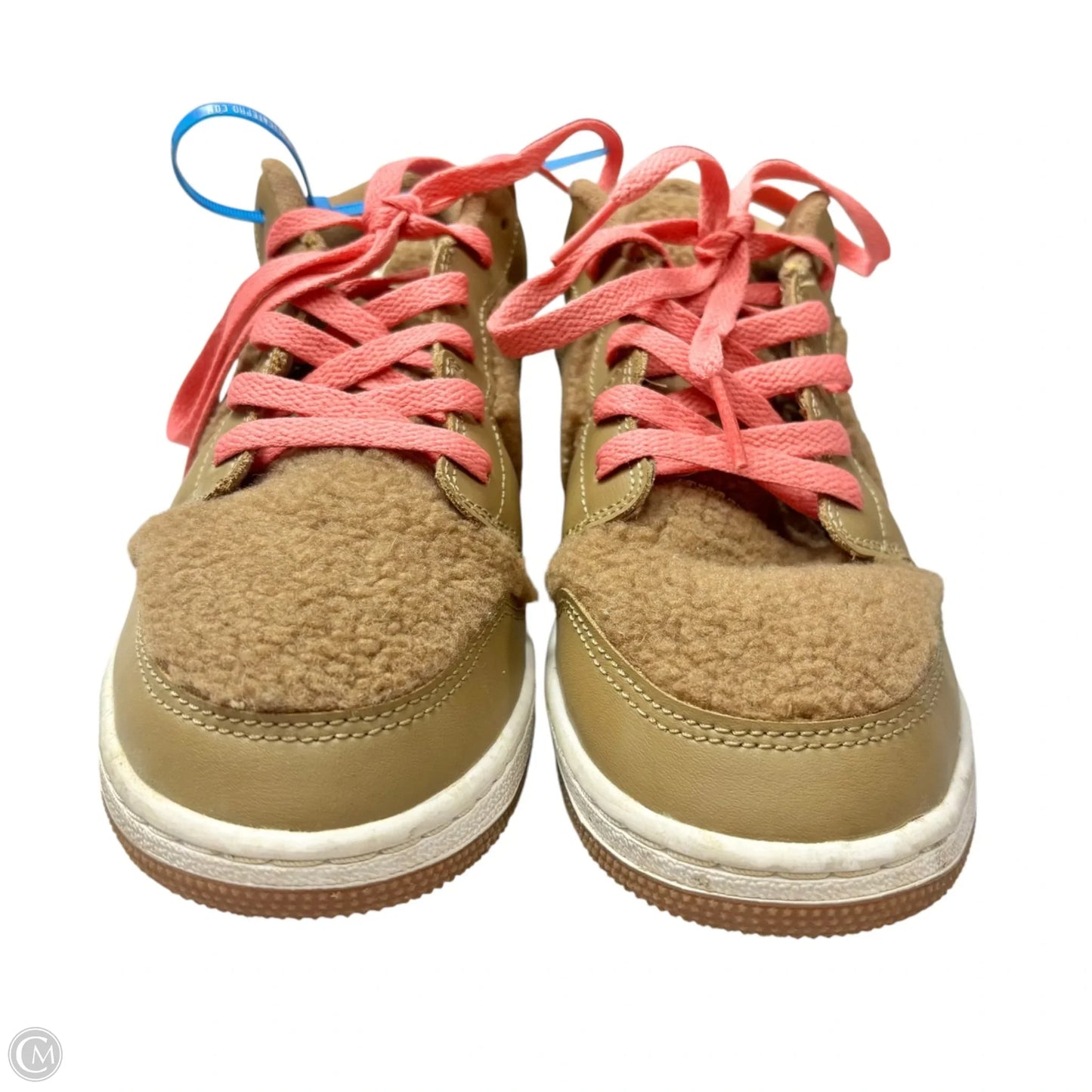 Shoes Luxury Designer By Jordan In Brown & Pink, Size: 7.5