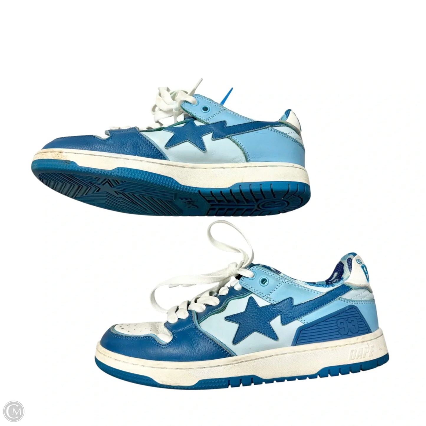 Shoes Sneakers By Bape In Blue & White, Size: 7