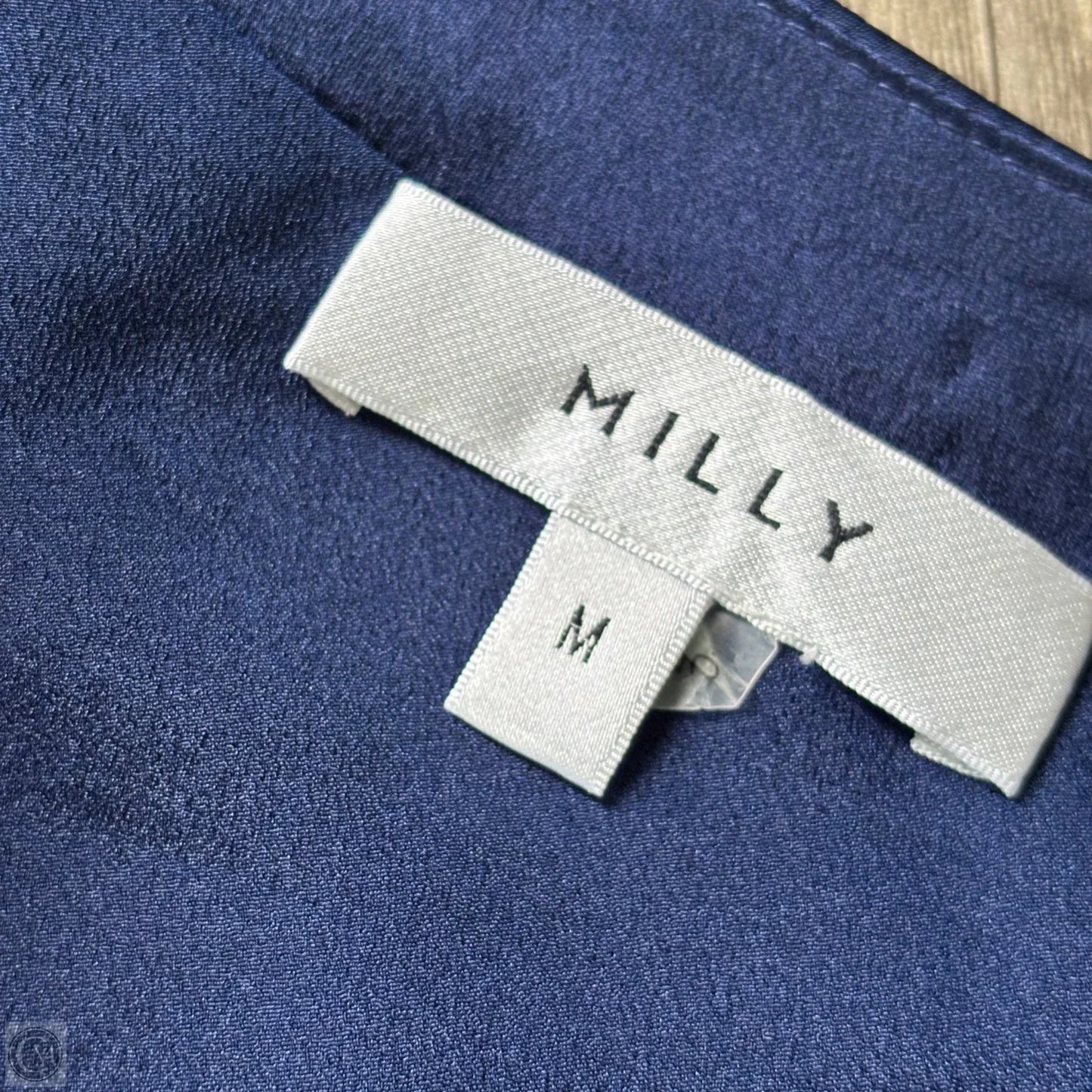 Top Long Sleeve Designer By Milly In Navy, Size: M