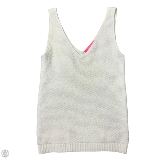 Top Sleeveless Designer By Lilly Pulitzer In Ivory, Size: S