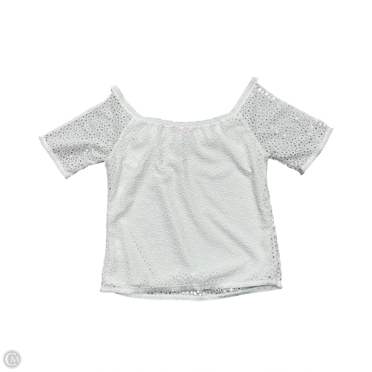 Top Short Sleeve By Lilly Pulitzer In White, Size: Xs