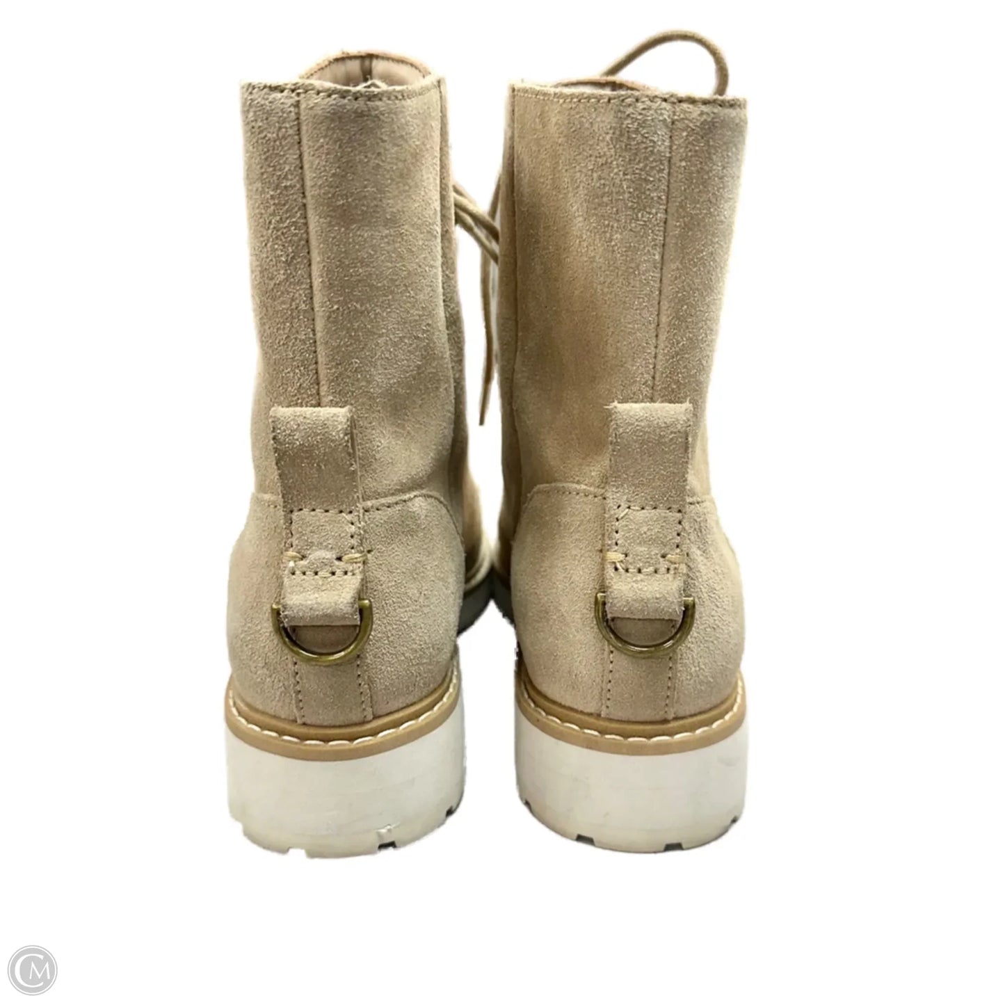 Boots Designer By Cole-haan In Taupe, Size: 8.5