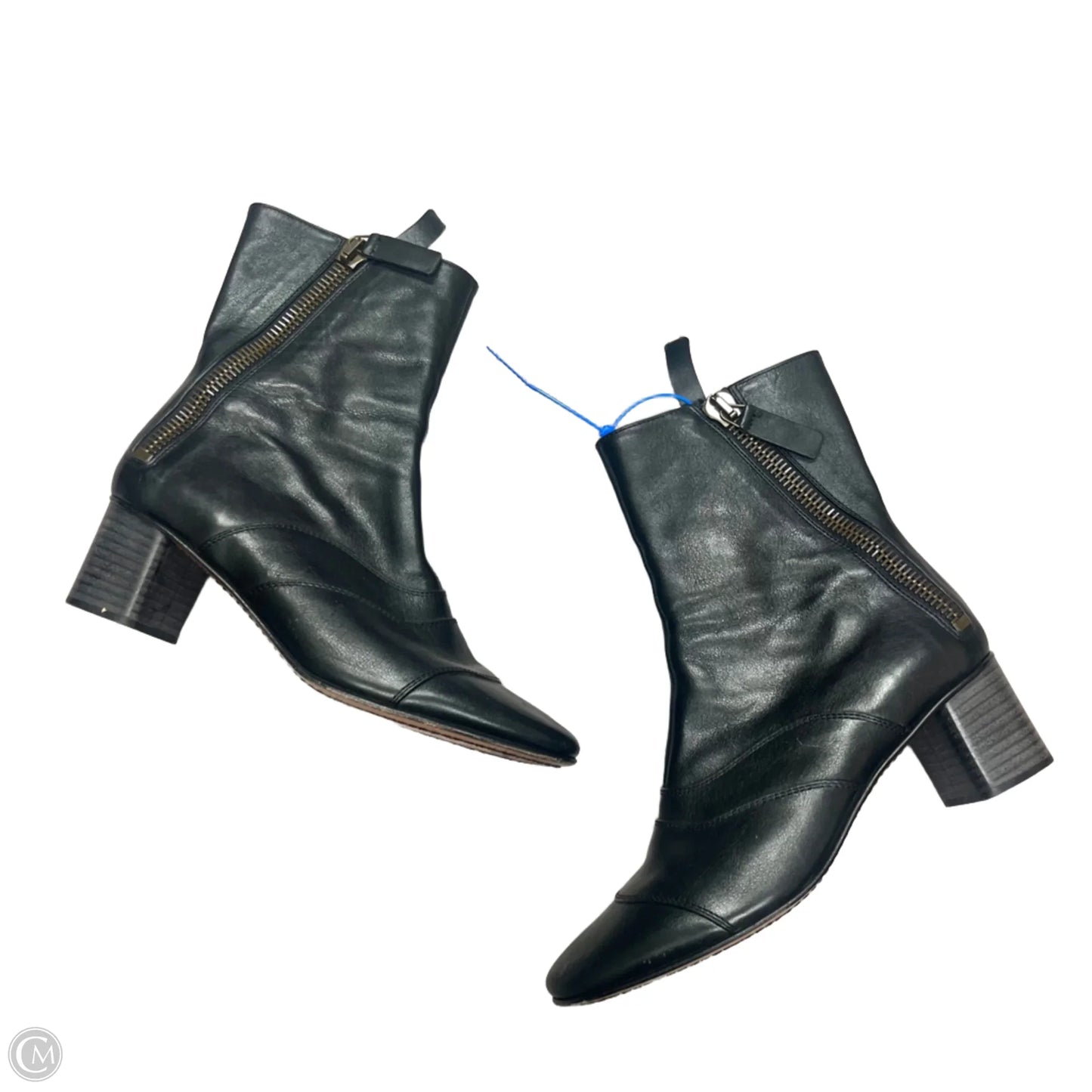Boots Luxury Designer By Chloe In Black, Size: 8.5