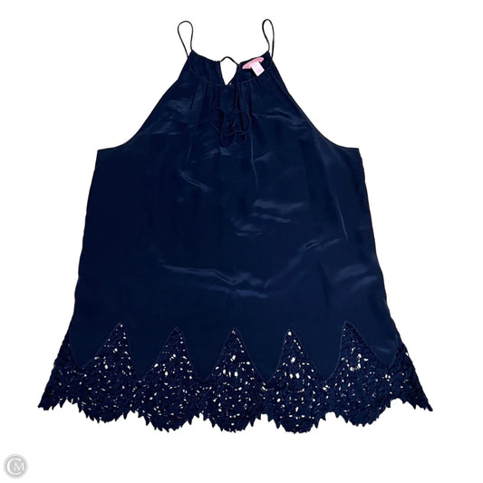 Top Sleeveless By Lilly Pulitzer In Navy, Size: M