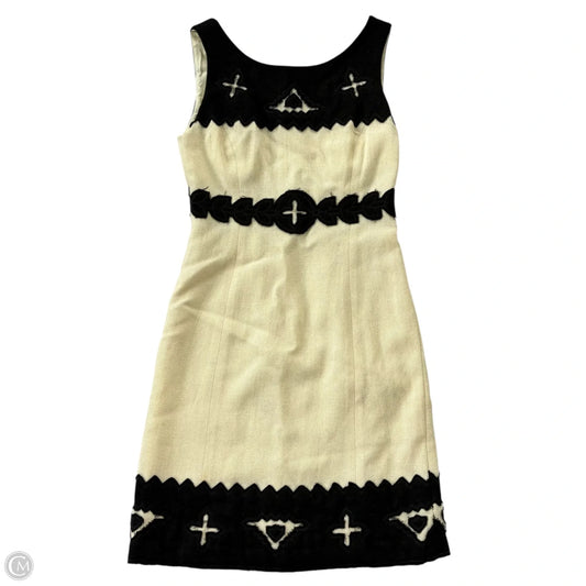 Dress Designer By Tory Burch In Black & Cream, Size: Xs