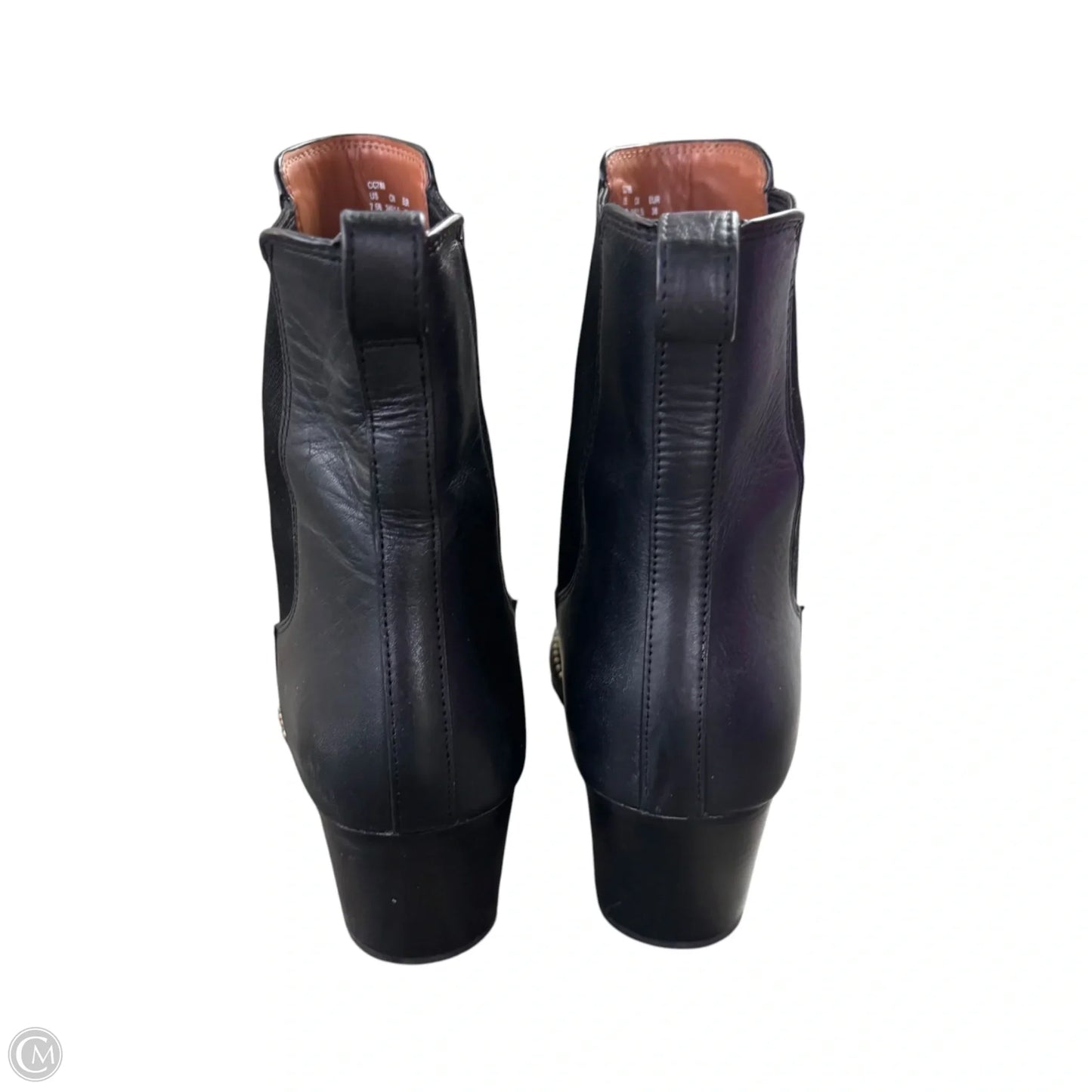 Boots Designer By Coach In Black, Size: 7.5
