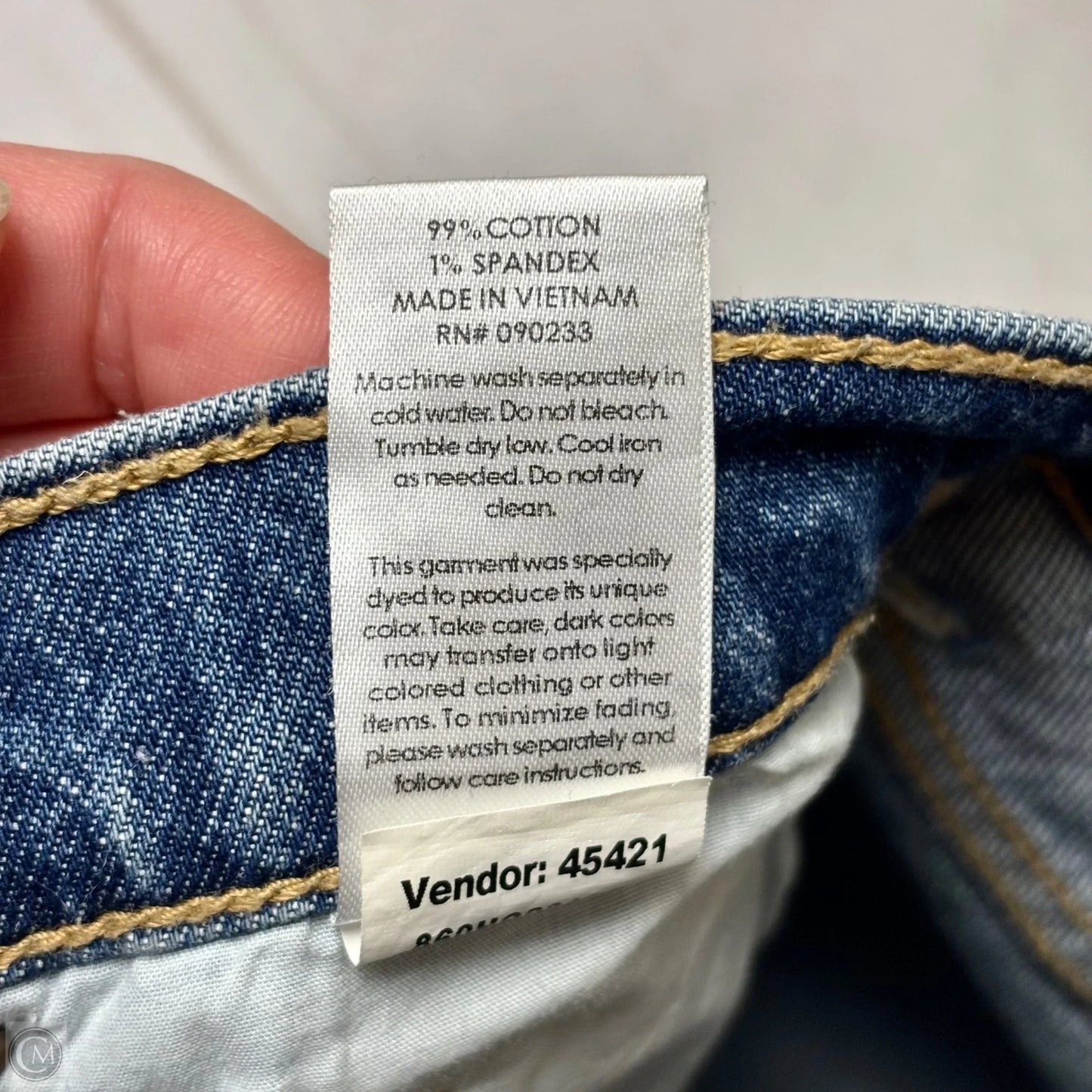 Jeans Boot Cut By Pacsun In Blue Denim, Size: 4