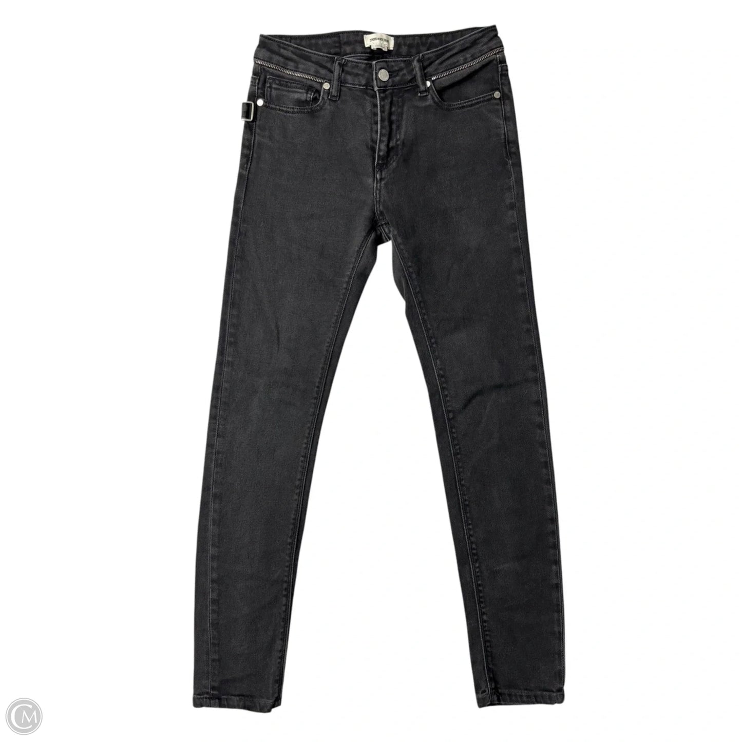 Jeans Skinny By Zadig And Voltaire In Black, Size: 2