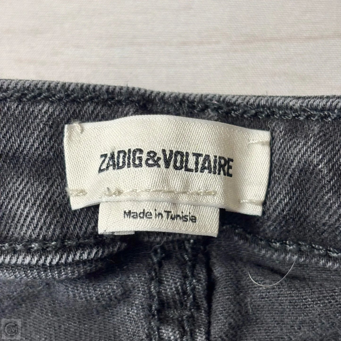 Jeans Skinny By Zadig And Voltaire In Black, Size: 2