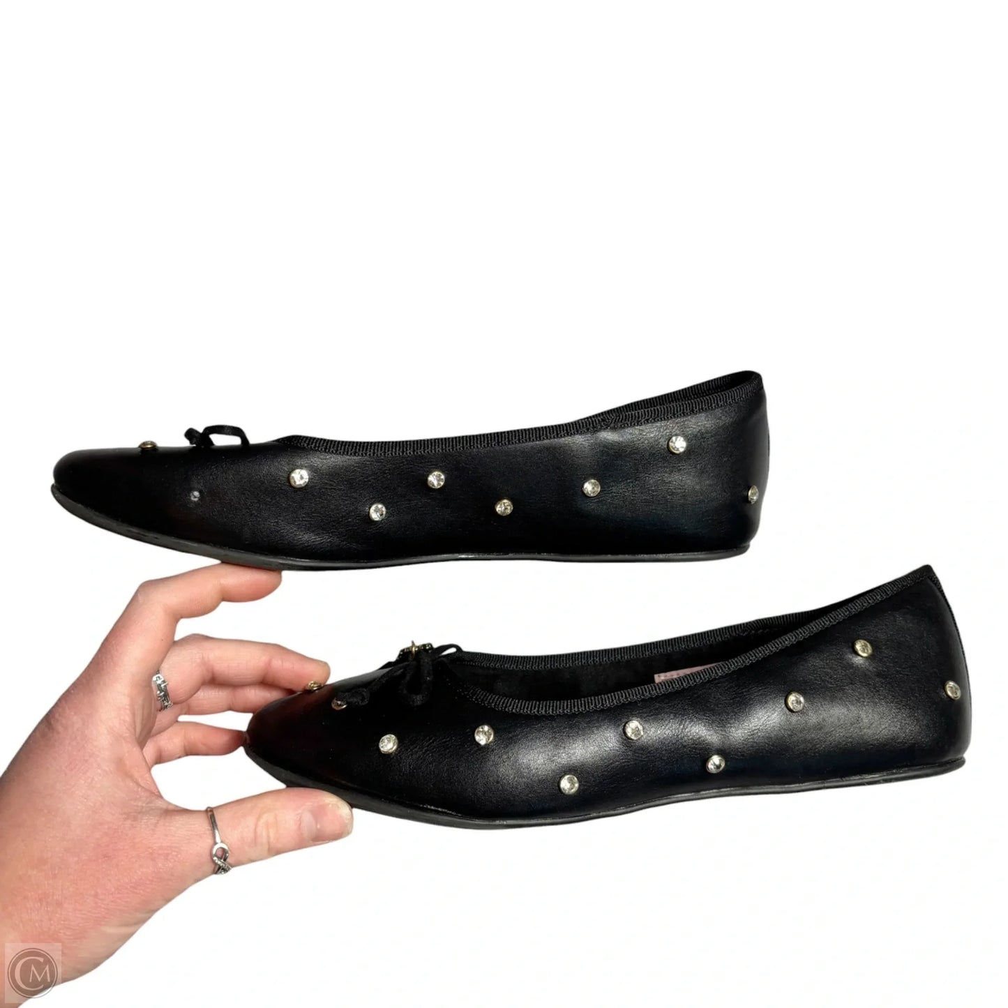 Shoes Flats By Juicy Couture In Black, Size: 8.5