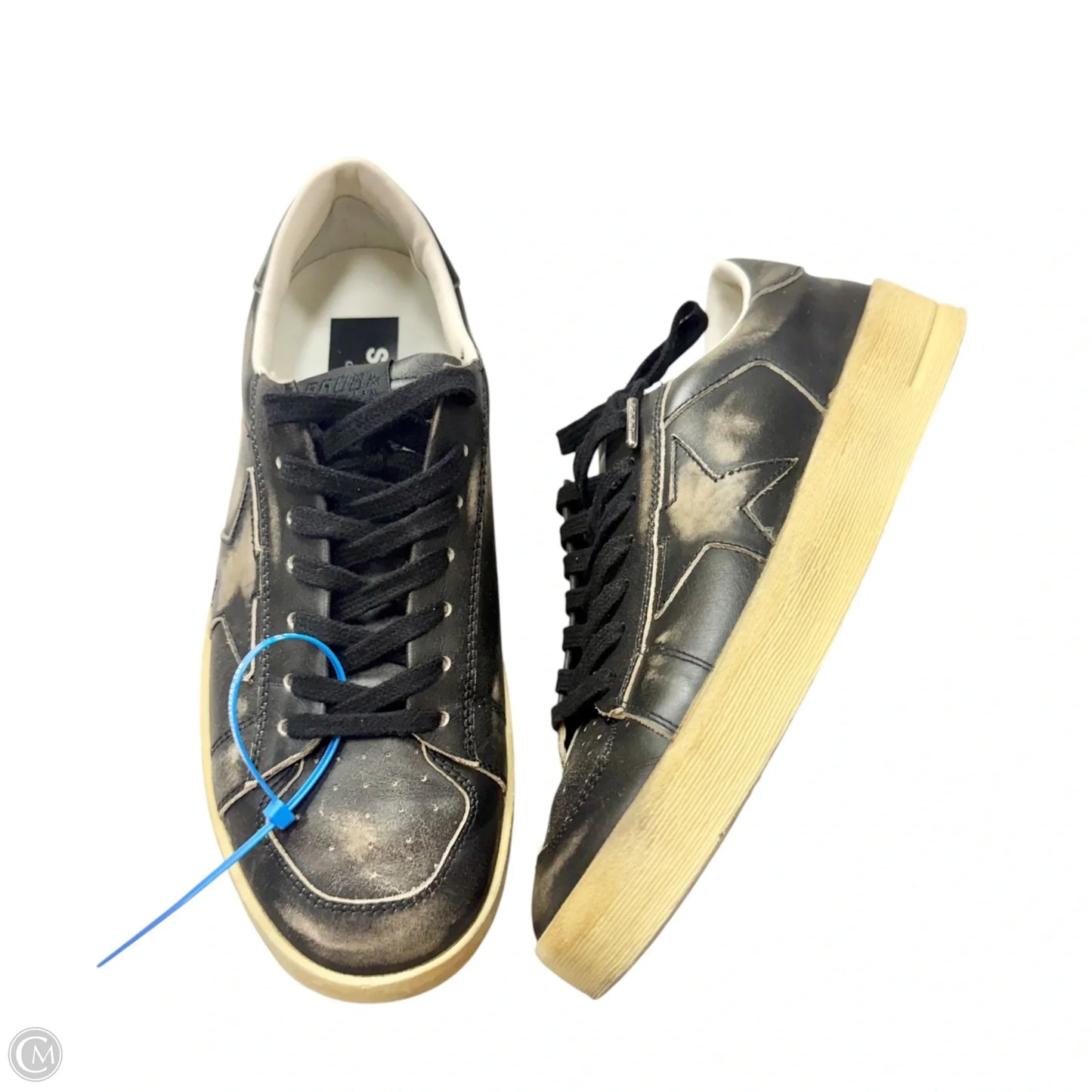 Shoes Luxury Designer By Golden Goose In Black, Size: 10.5