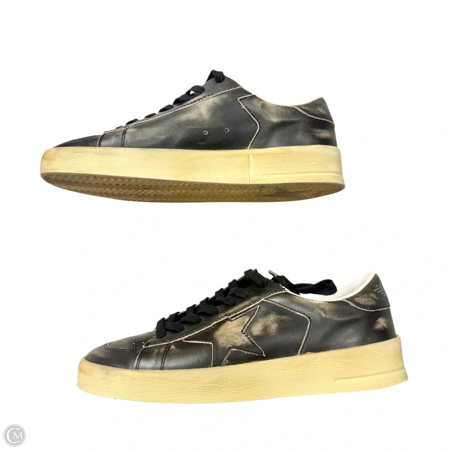 Shoes Luxury Designer By Golden Goose In Black, Size: 10.5