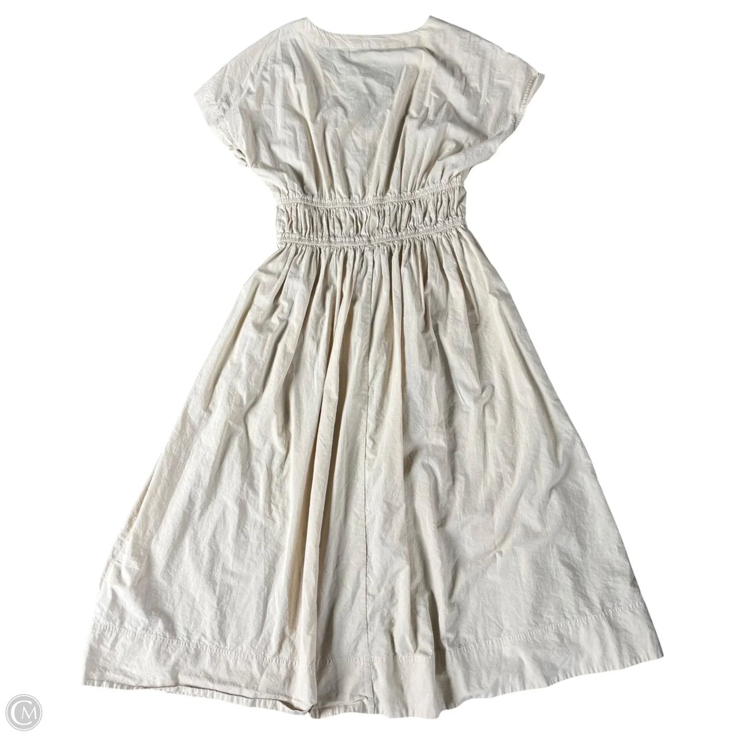 Dress Casual Midi By Madewell In Tan, Size: Xs