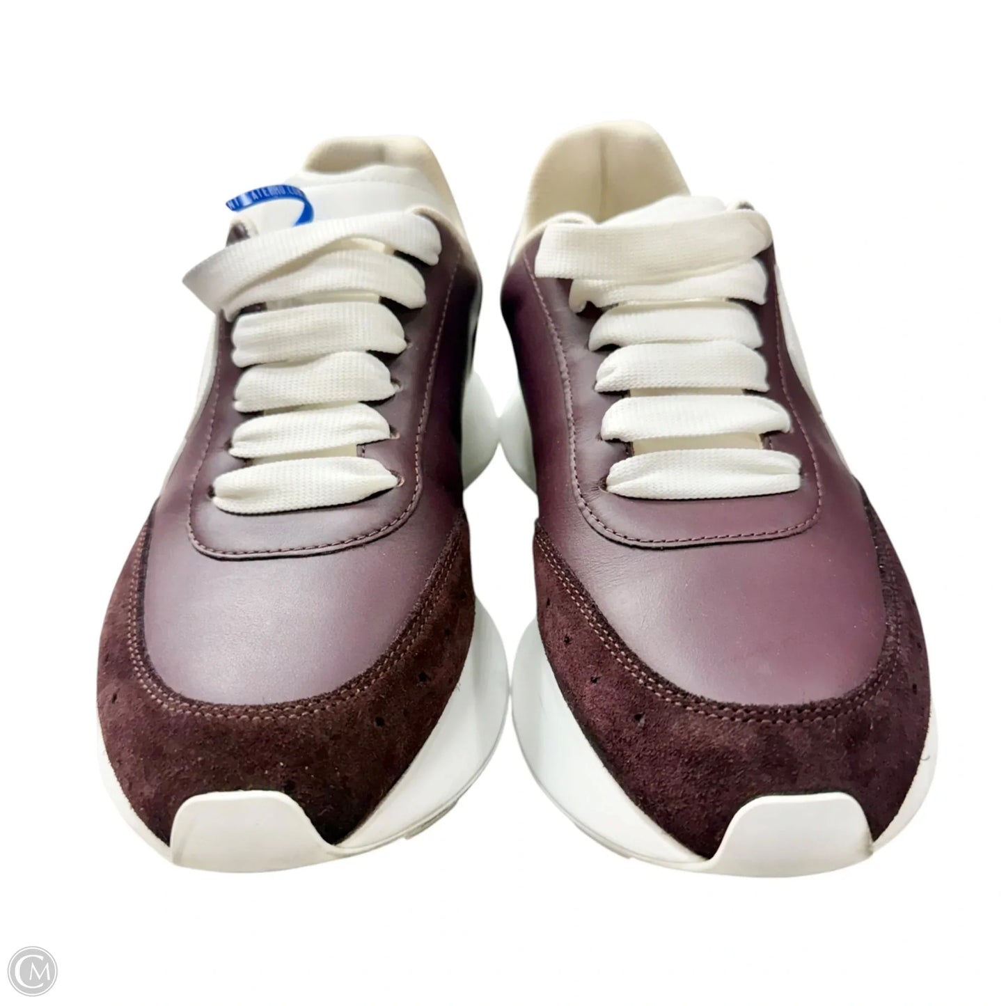Shoes Luxury Designer By Alexander Mcqueen In Maroon, Size: 6.5