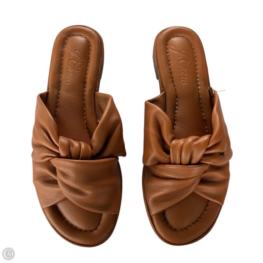 Sandals Flats By J. Crew In Brown, Size: 6