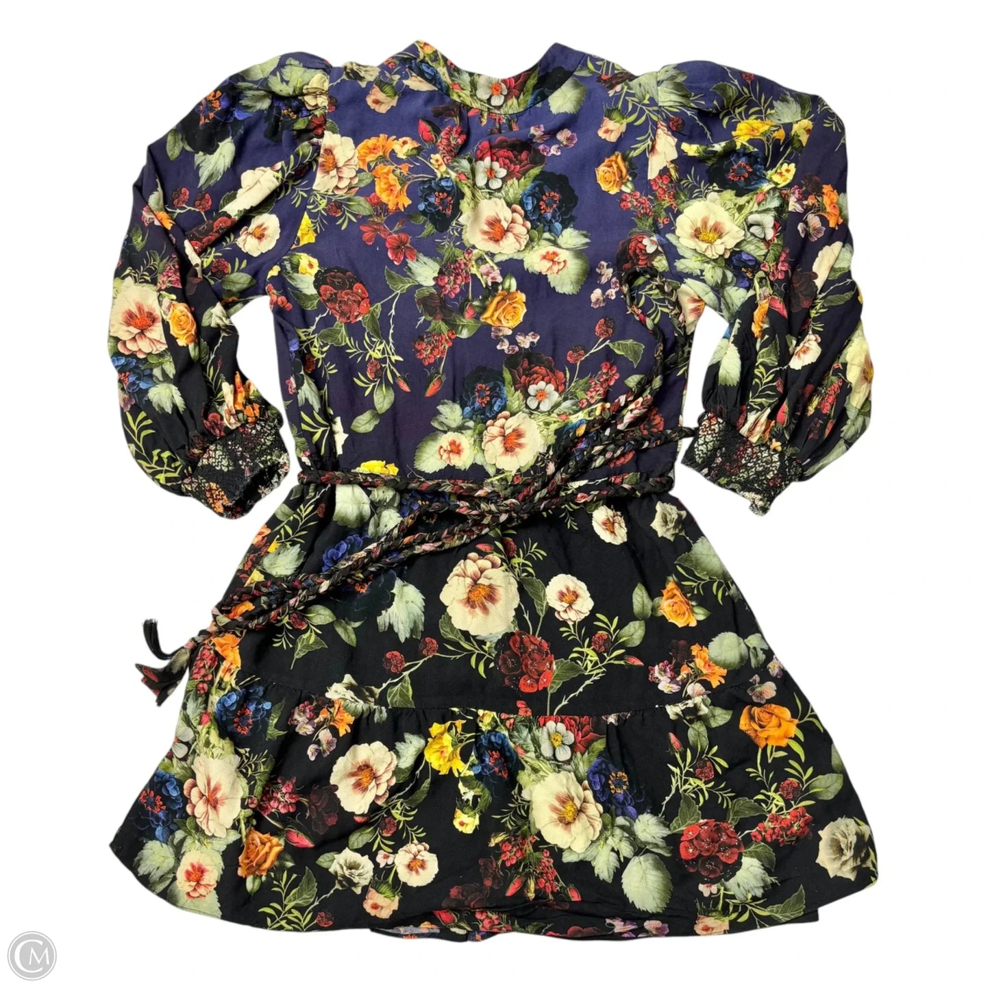 Dress Designer By Alice + Olivia In Floral Print, Size: Xl