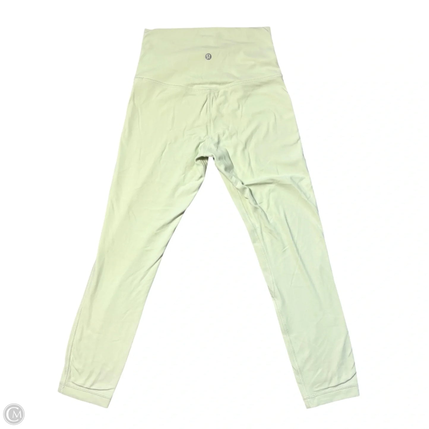 Athletic Capris By Lululemon In Yellow, Size: 4