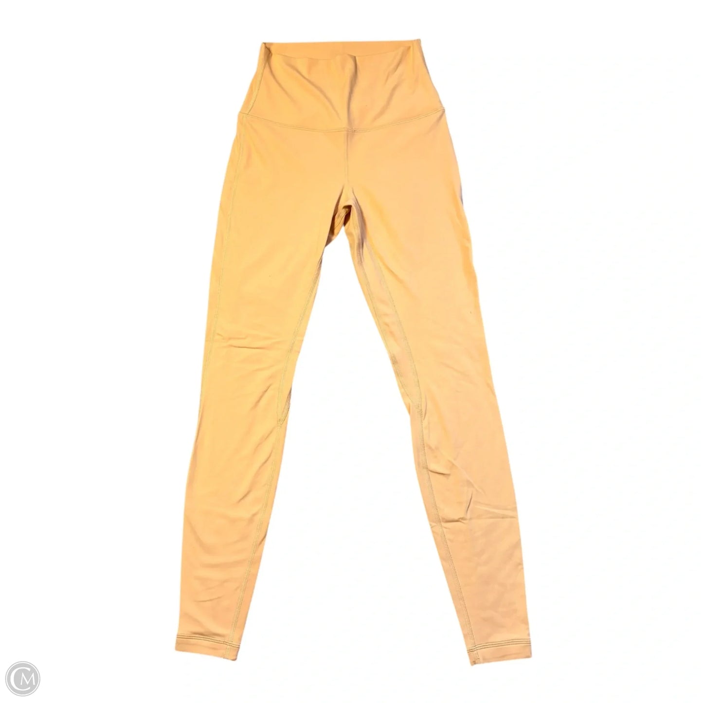 Athletic Pants By Lululemon In Orange, Size: 4