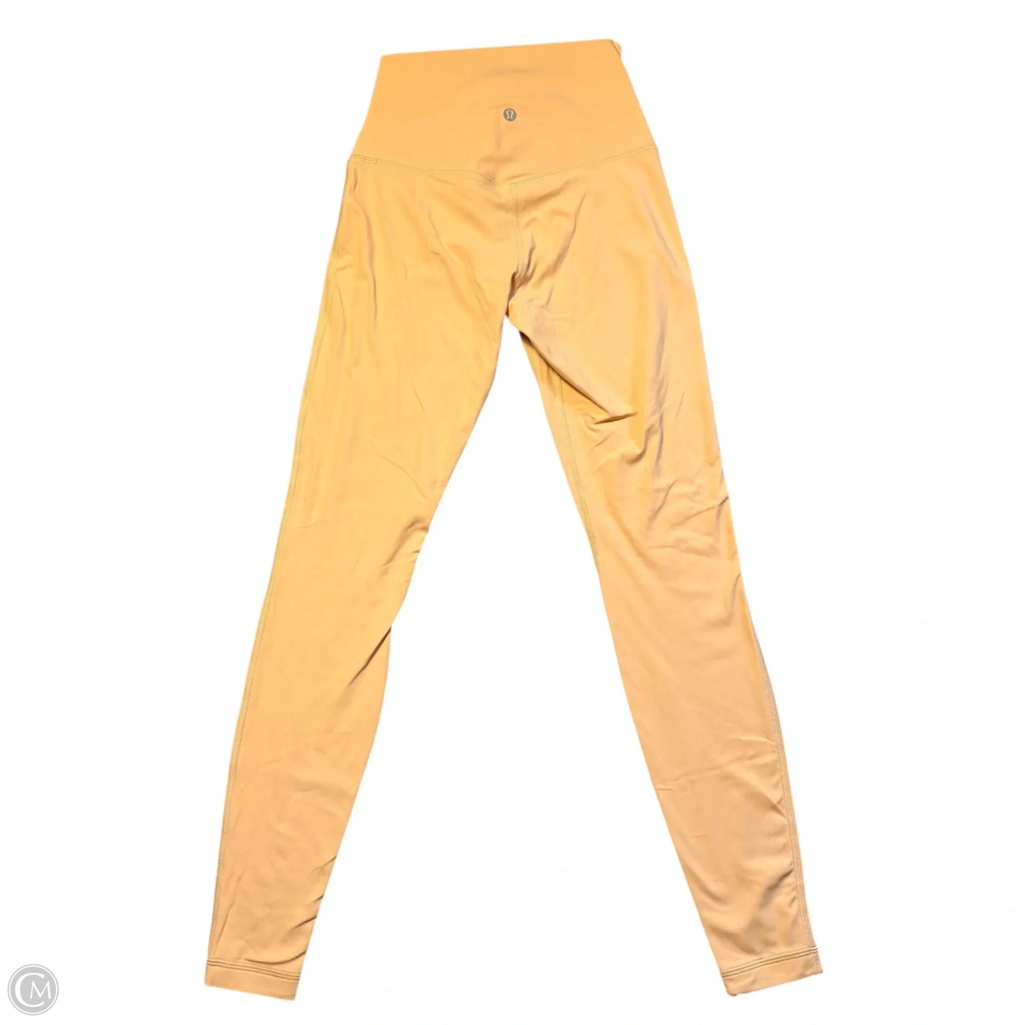 Athletic Pants By Lululemon In Orange, Size: 4