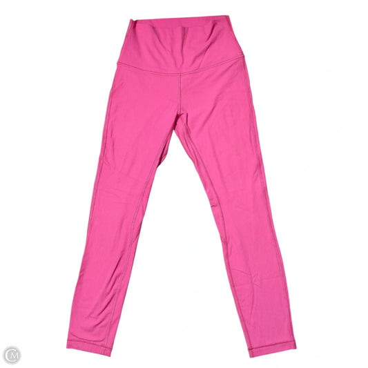 Athletic Pants By Lululemon In Pink, Size: 4