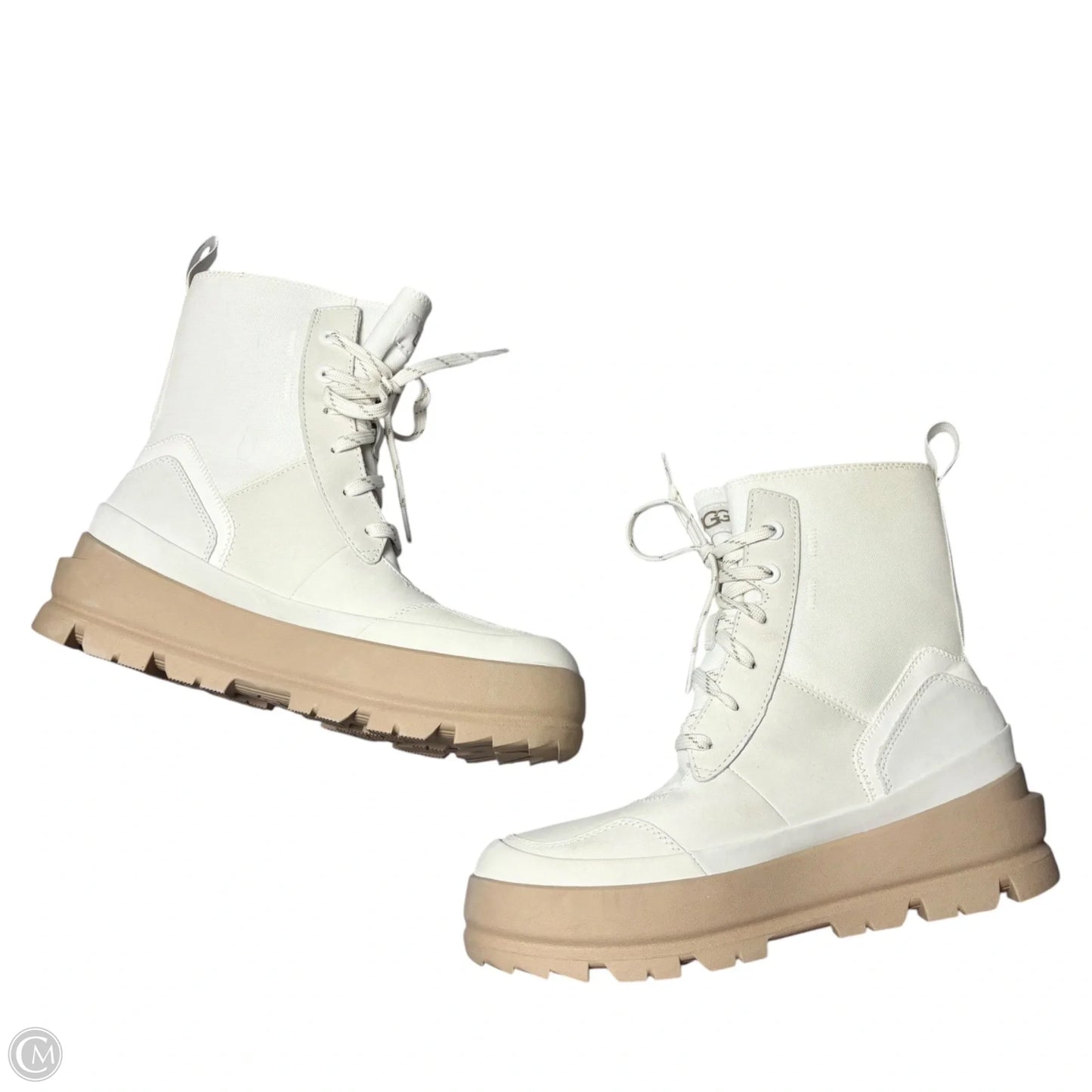 Boots Designer By Ugg In White, Size: 8
