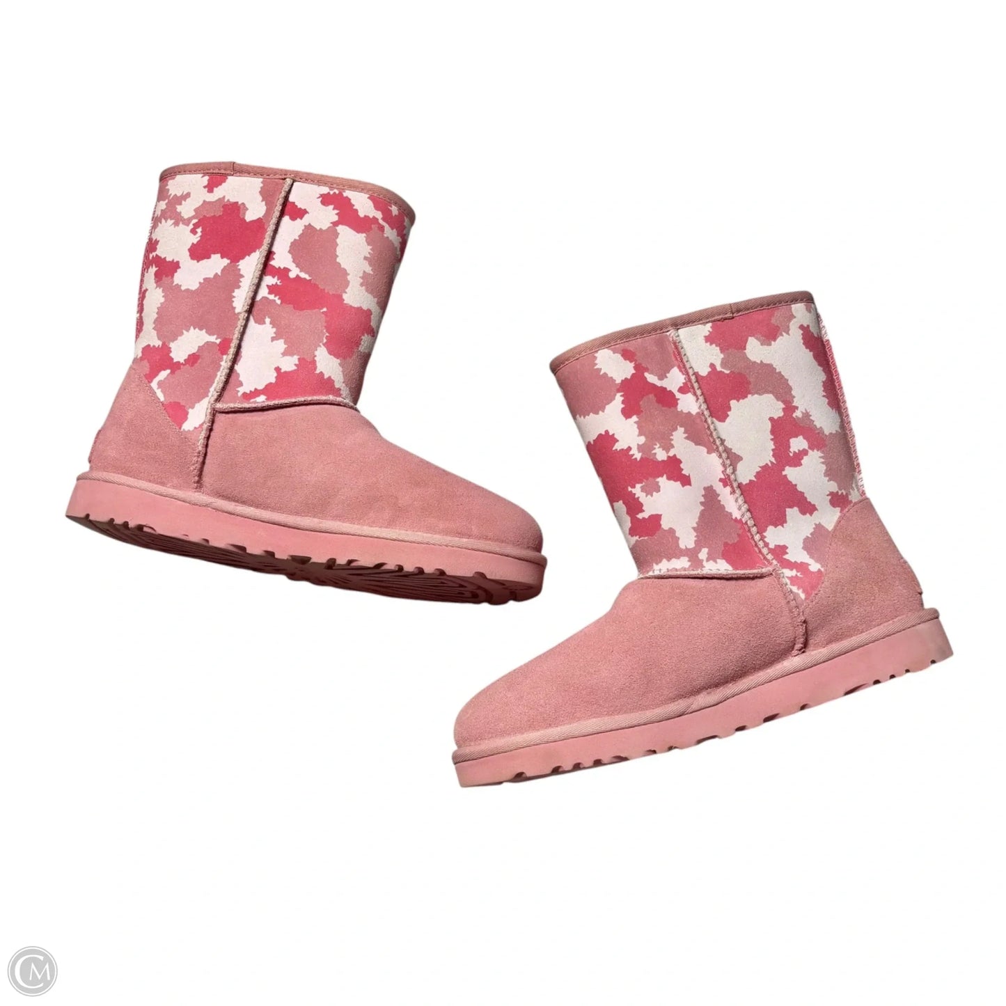 Boots Designer By Ugg In Pink, Size: 8