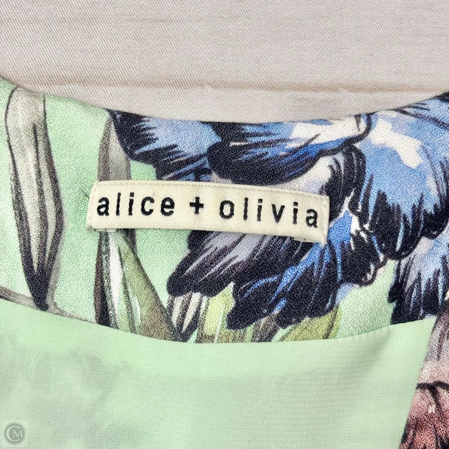 Dress Designer By Alice + Olivia In Green, Size: M