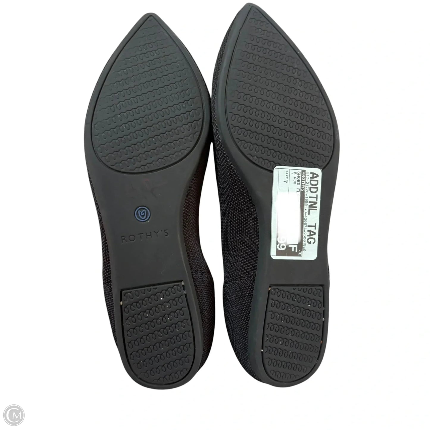 Shoes Flats By Rothys In Black, Size: 7