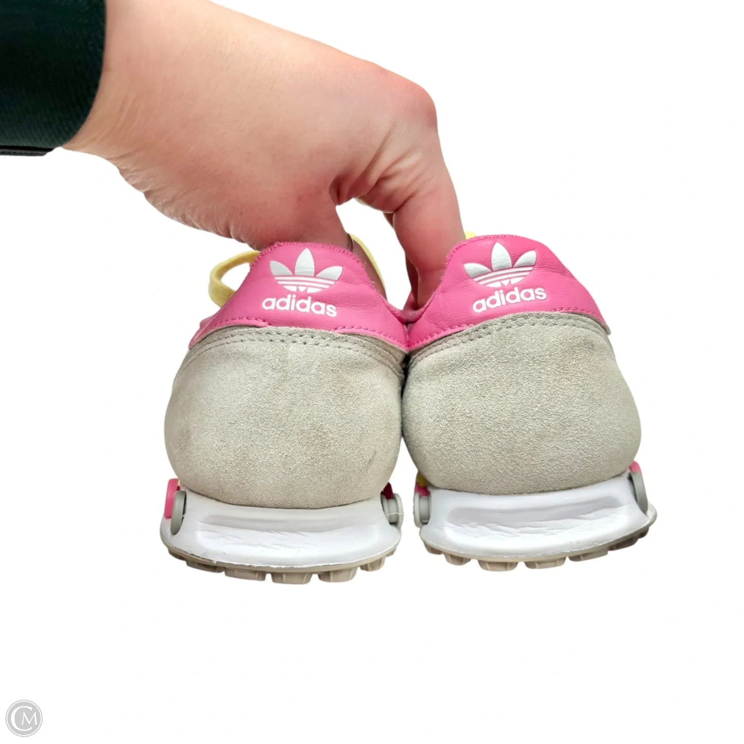 Shoes Athletic By Adidas In Grey & Pink, Size: 7.5