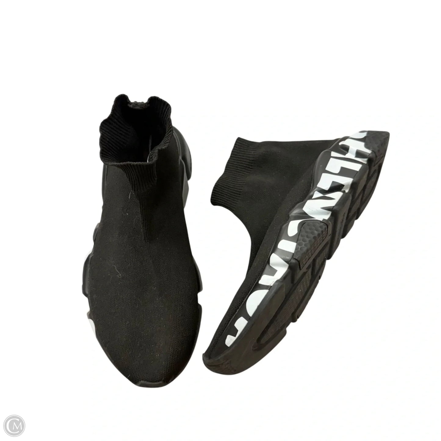 Shoes Luxury Designer By Balenciaga In Black, Size: 7