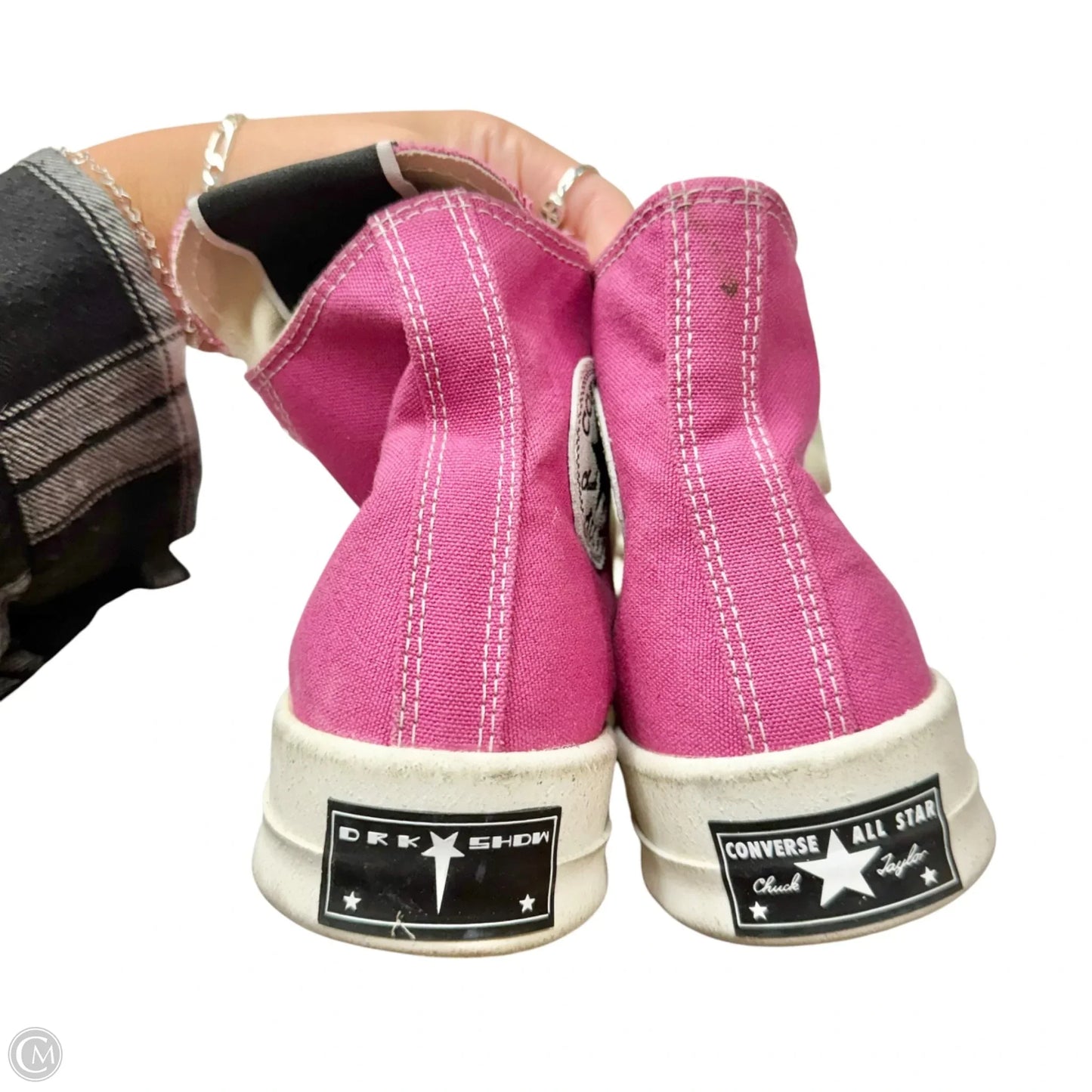 Shoes Sneakers By Converse In Pink & White, Size: 8
