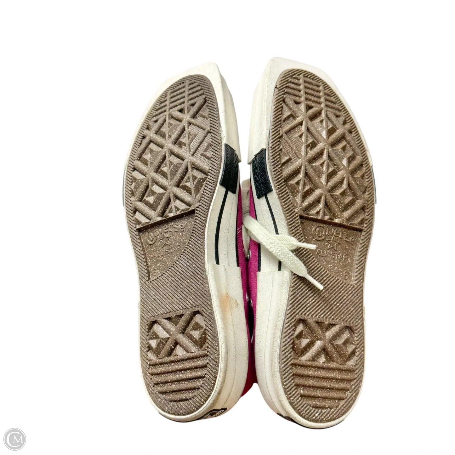 Shoes Sneakers By Converse In Pink & White, Size: 8